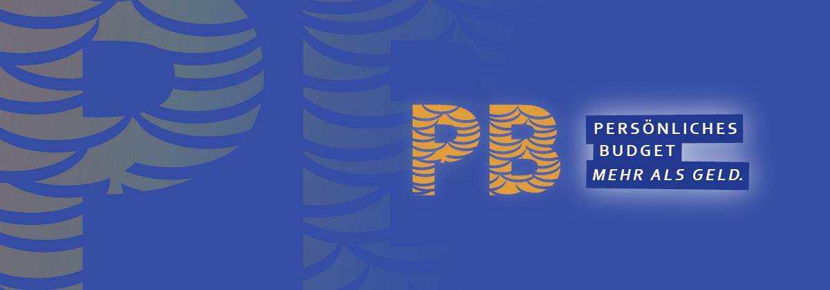 Banner mit dem Logo der Kampagne zum Persönlichen Budget