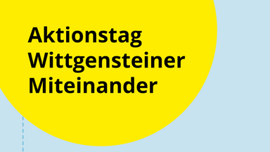 Plakat Aktionstag Wittgensteiner Miteinander