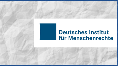 Das Logo vom Deutschen Institut für Menschenrechte.