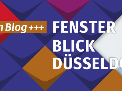 Neu im Blog mit Namen Fensterblick: Ellen Dieball vom KSL.Düsseldorf auf cognac-farbigen Kacheln im Fensterblick des KSL.Düsseldorf
