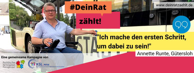 Annette Runte #DeinRatZaehlt Annette Runte #DeinRatZaehlt