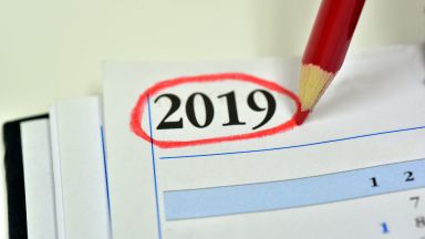 Rote Markierung im Kalender Rote Markierung im Kalender