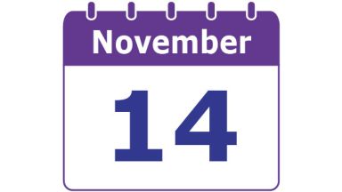 Kalenderblatt vom 14.11.2019 Kalenderblatt vom 14.11.2019