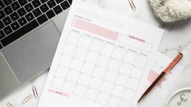 Termine im Kalender notieren Termine im Kalender notieren