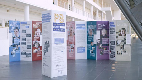 Foto der KSL Wanderausstellung zum Persönlichen Budget
