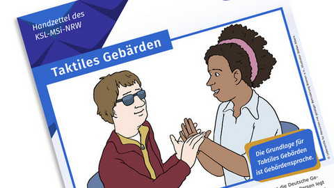 Vorschaubild Handzettel Taktile Gebärden