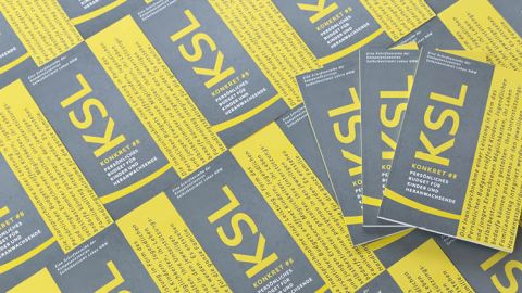 Cover der KSL-Konkret #8,  Persönliches Budget für Kinder und Heranwachsende