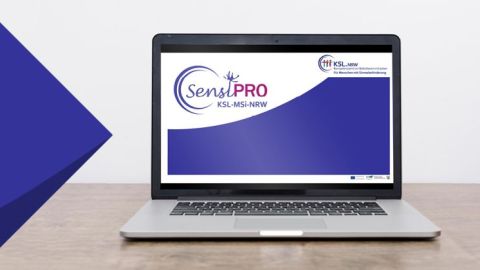 SensiPro-Schulung: Logo ist auf dem Bildschrim