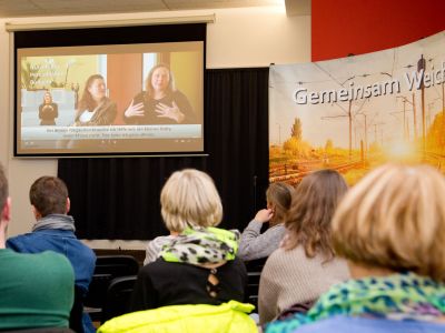 Der Film zur Kampagne stimmte die Teilnehmenden auf das Thema ein.