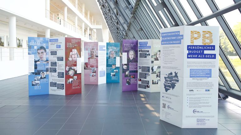 Aufbau der Wanderausstellung