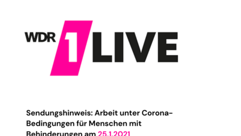 So sah unser Sendungshinweis zum 1-Live-Thementag am 25.1.2021 aus